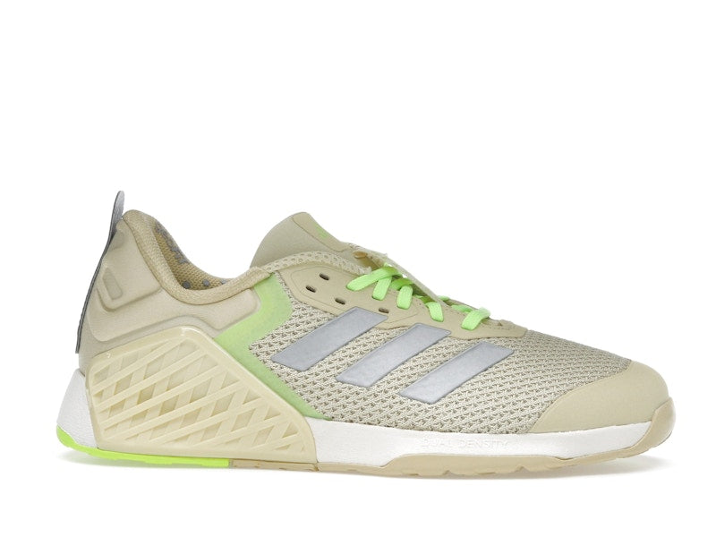 adidas Dropset 3 Strength Powder Yellow Matte Silver Lucid Lemon (Women's)
