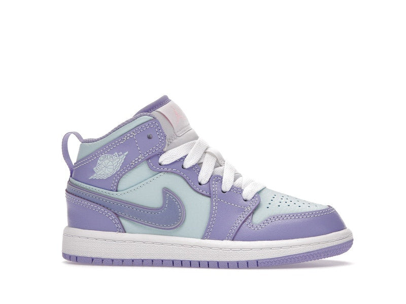 Jordan 1 Mid Purple Aqua (PS)