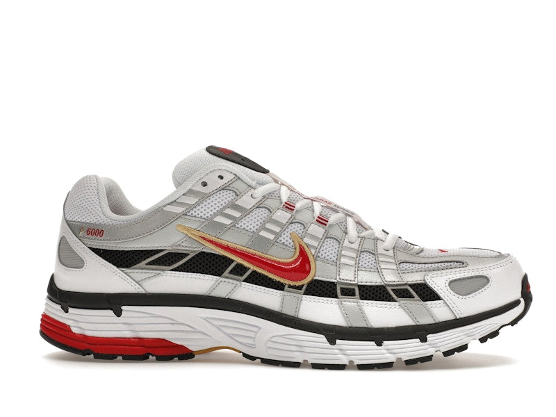 Nike P-6000 Platinum Varsity Red