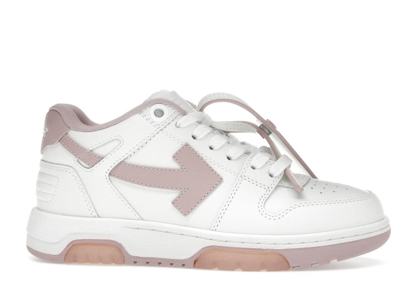 OFF-WHITE Out Of Office OOO Low Tops White Pink (Women's)