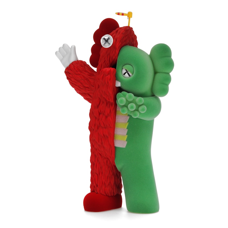 KAWS KACHAMUKKU Vinyl Figure Green/Red