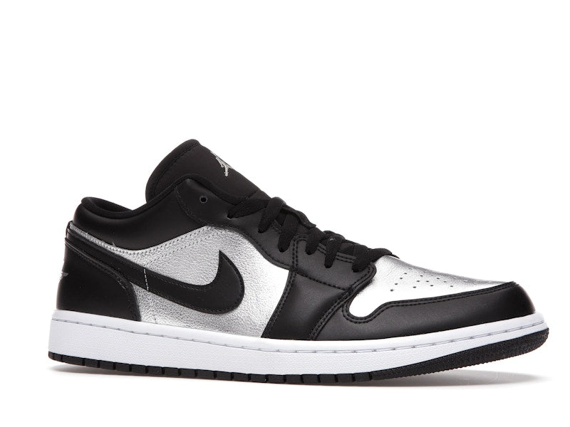 Jordan 1 Low SE Black Metallic Silver (Women's)