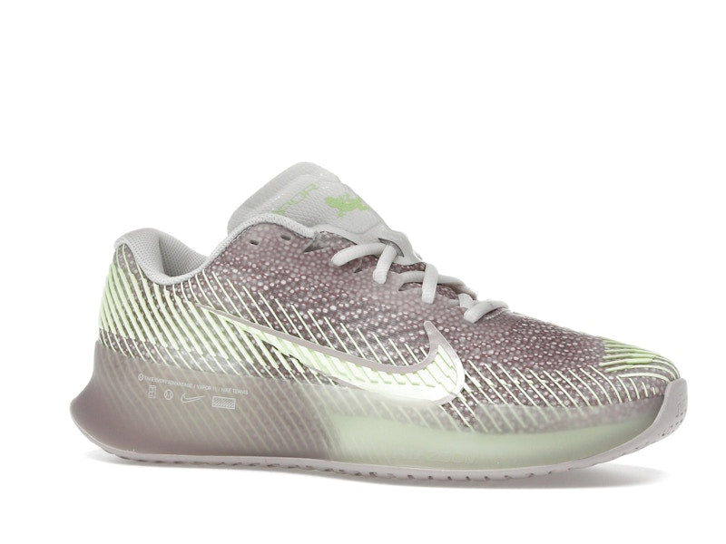 Nike Court Air Zoom Vapor 11 Premium HC Phantom Platinum Violet Barely Volt (Women's)