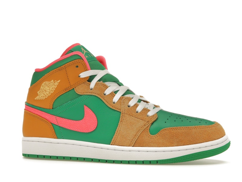 Jordan 1 Mid SE Wheat Watermelon