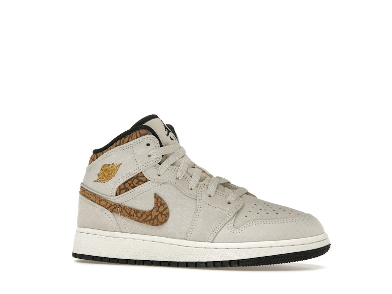 Jordan 1 Mid SE Brown Elephant (GS)