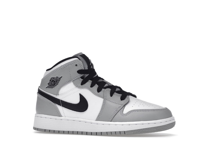 Jordan 1 Mid Light Smoke Grey (GS)