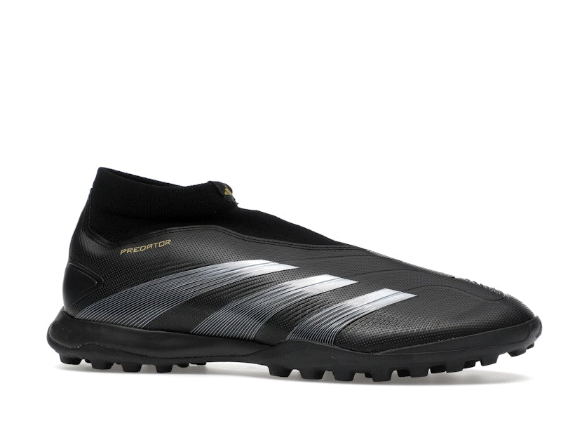 adidas Predator League Laceless Turf Core Black Carbon Gold Metallic