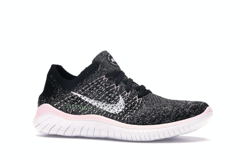 Nike Free RN Flyknit 2018 Black Pink Foam (Women's)