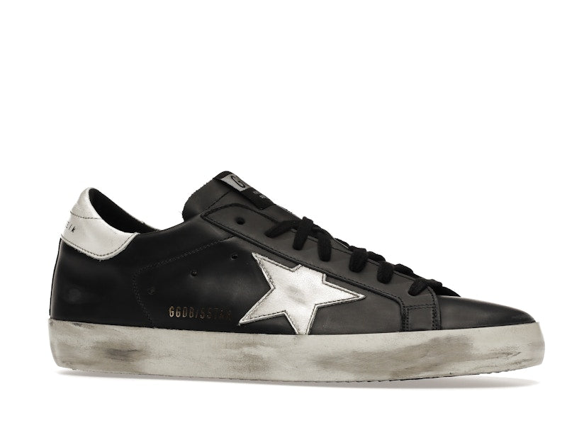 Golden Goose Super-Star Black White Leather
