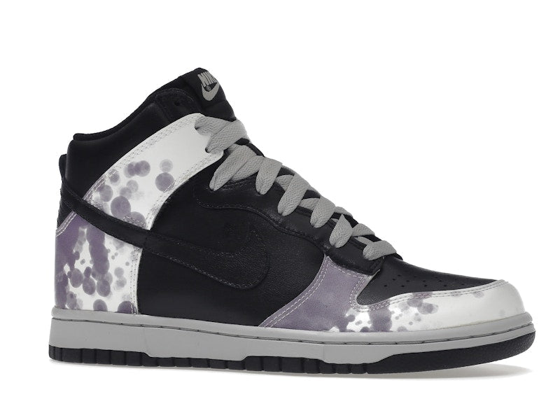 Nike Dunk High Splatter Black White Purple (Women's)