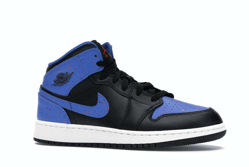 Jordan 1 Mid Royal Paint Splatter (GS)