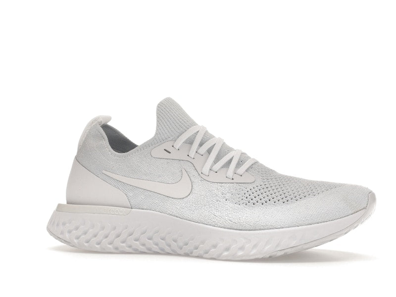 Nike Epic React Flyknit True White