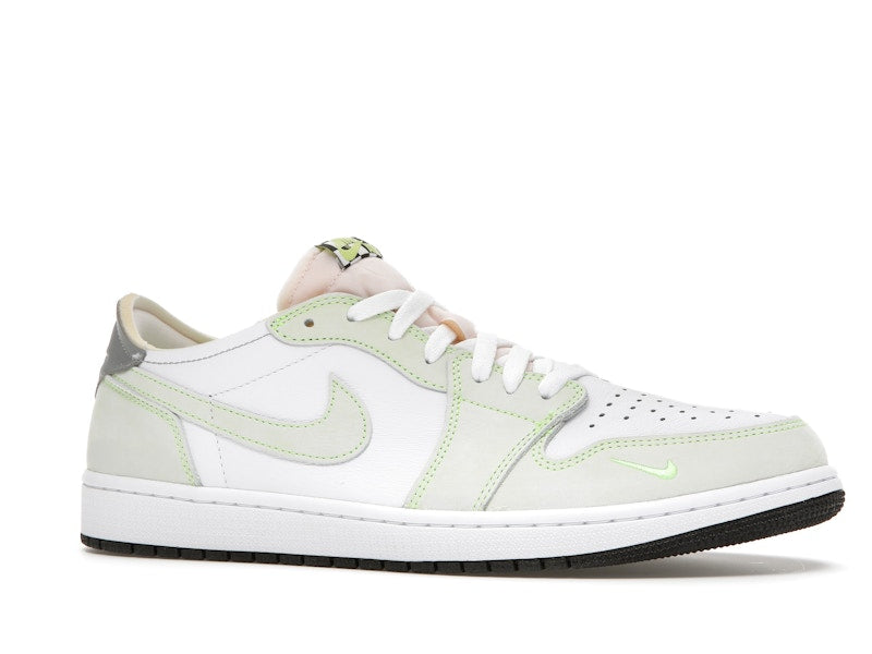 Jordan 1 Retro Low White Ghost Green Black