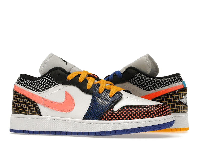 Jordan 1 Low MMD Multi-Color Grid (GS)
