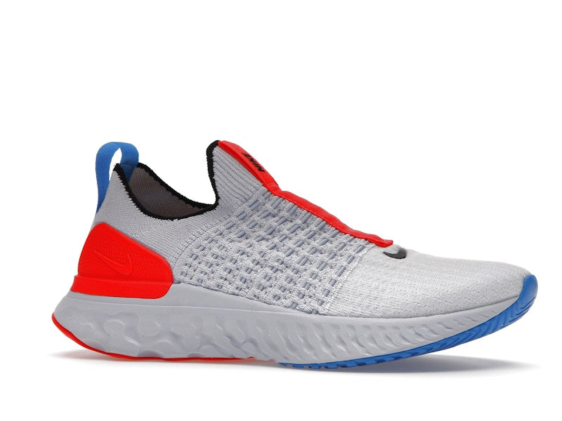 Nike React Phantom Run Flyknit 2 Football Grey Bright Crimson (Women's)