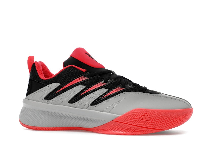 adidas Dame Certified 3 Core Black Lucid Red Grey Two