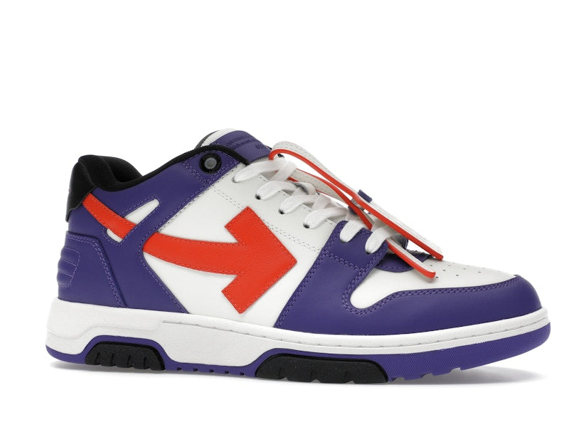 OFF-WHITE Out Of Office OOO Low Tops White Purple Orange