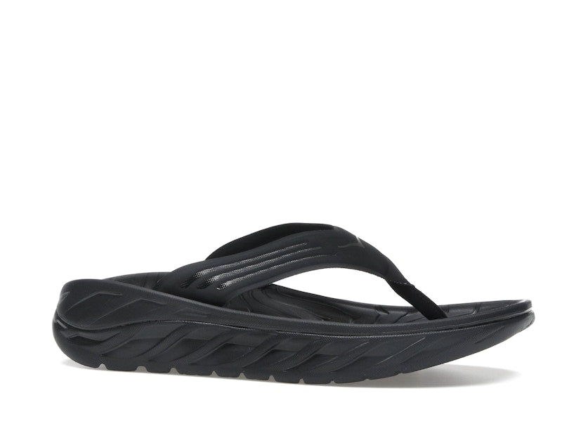 Hoka One One Ora Recovery Flip Black Dark Gull Grey