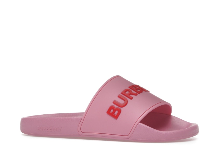 Burberry Embossed Logo Slides Bubblegum Pink (Women's)