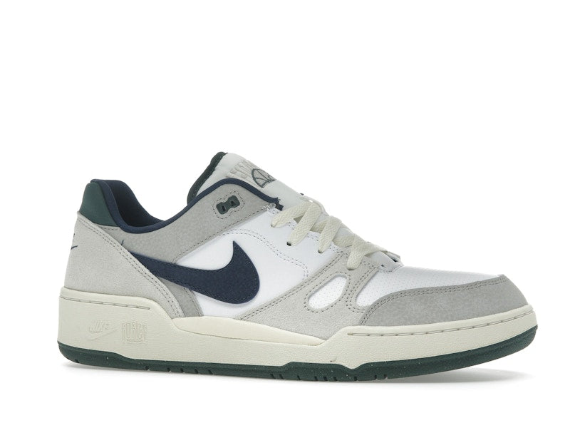Nike Full Force Low White Midnight Navy Green