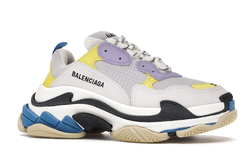 Balenciaga Triple S Purple Yellow Blue (Women's)