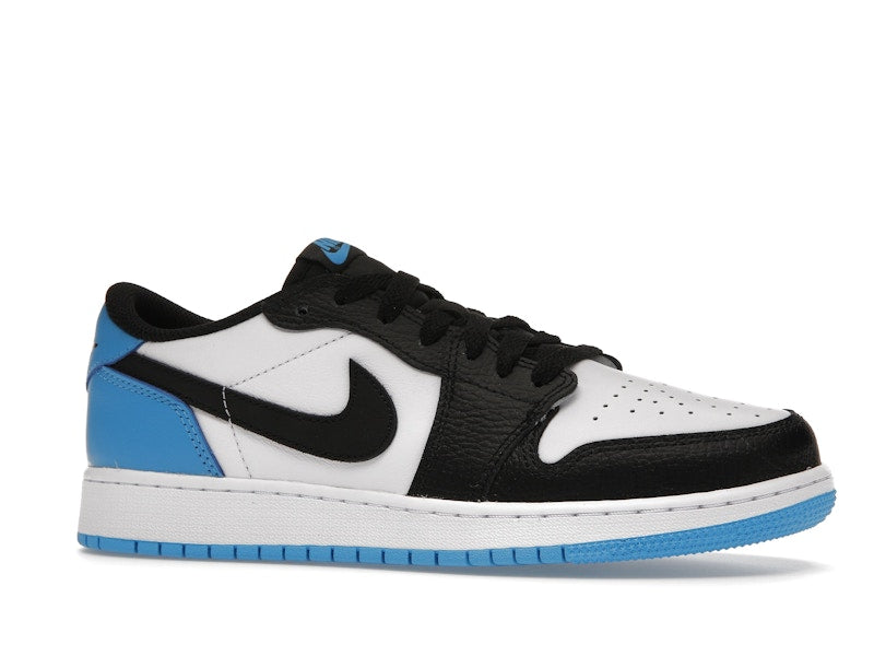 Jordan 1 Retro Low OG Black Dark Powder Blue (GS)