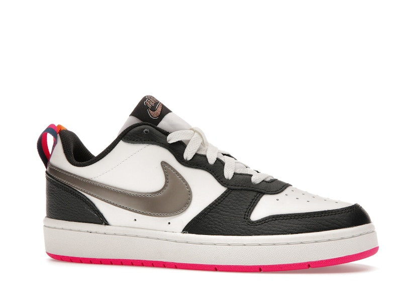 Nike Court Borough Low 2 Off Noir Pink Prime (GS)