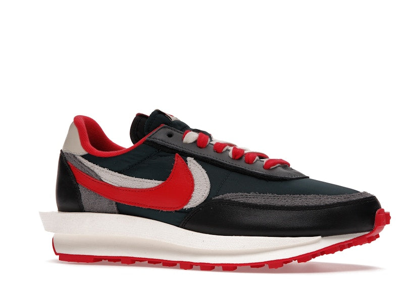 Nike LD Waffle sacai Undercover Midnight Spruce University Red