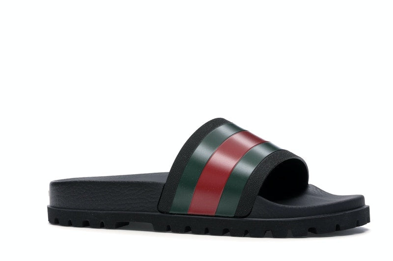 Gucci Web Slide Sandal Black