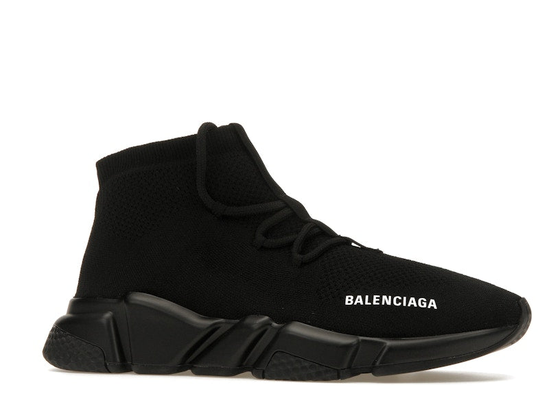 Balenciaga Speed Trainer Lace Up Black