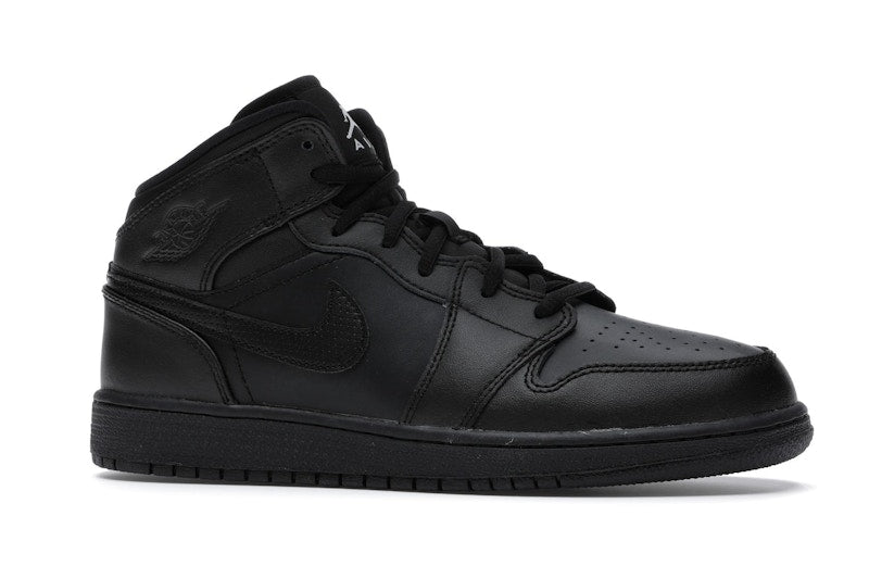 Jordan 1 Retro Mid Black (2016) (GS)