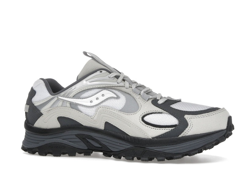 Saucony Grid Aura X Grey Pack White