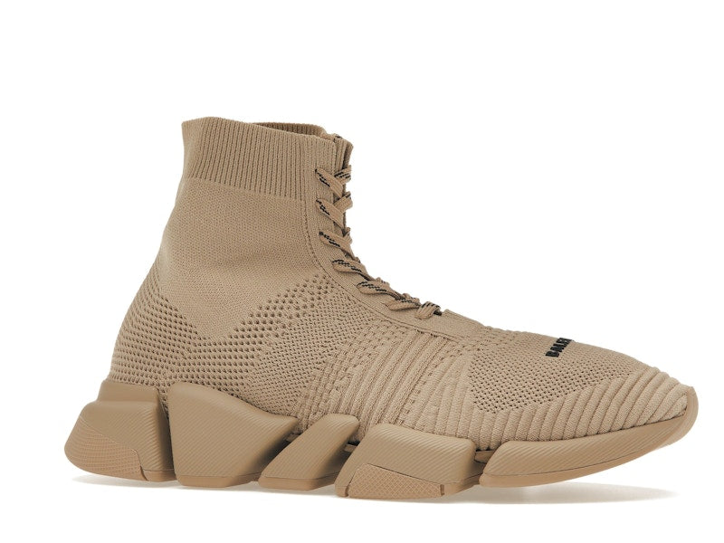Balenciaga Speed 2.0 Lace Up Beige