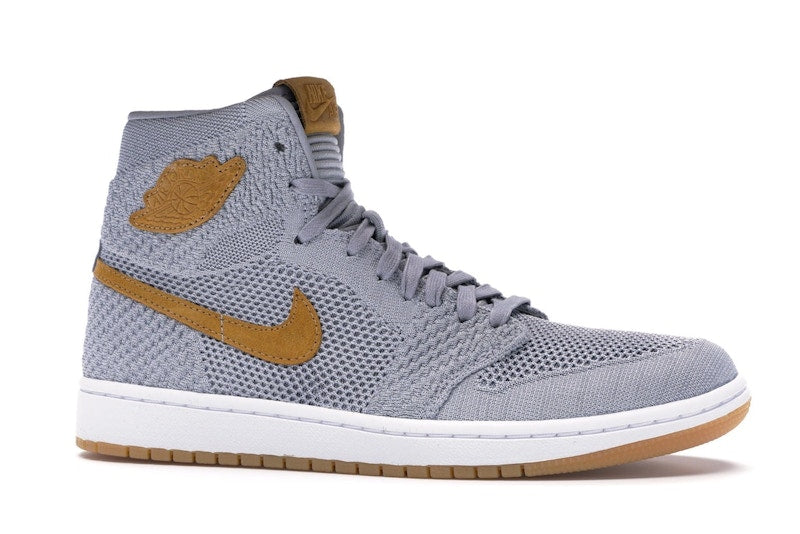 Jordan 1 Retro High Flyknit Wolf Grey