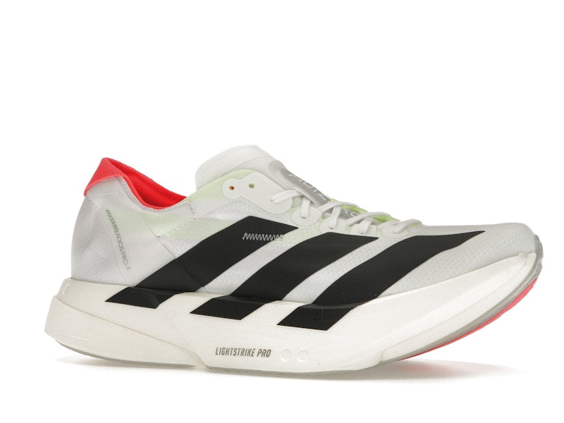 adidas Adizero Adios Pro 4 White Black Red