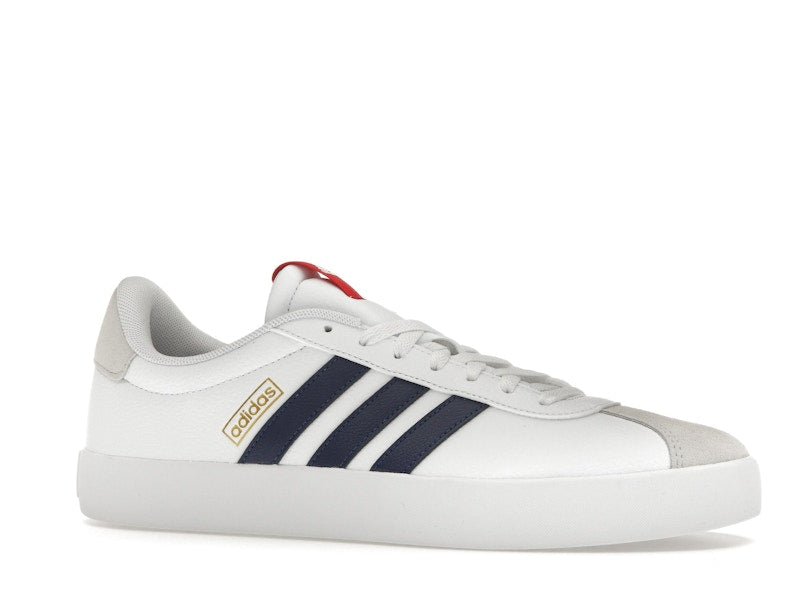 adidas Vl Court 3.0 Cloud White Dark Blue Better Scarlet
