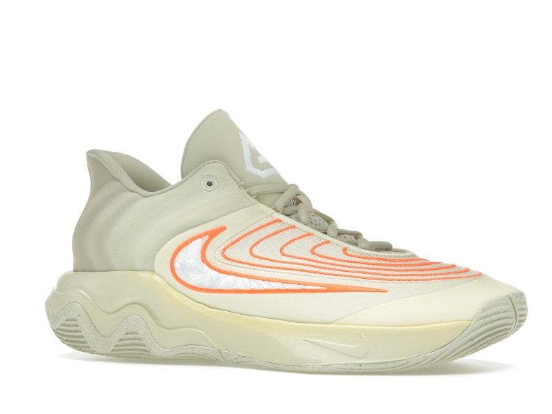 Nike Giannis Immortality 4 Light Khaki Alabaster Total Orange White
