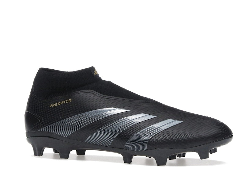 adidas Predator League Laceless FG Core Black Carbon Gold Metallic
