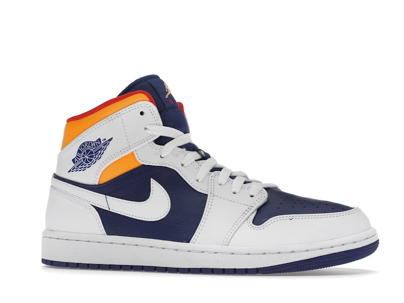 Jordan 1 Mid Royal Blue Laser Orange