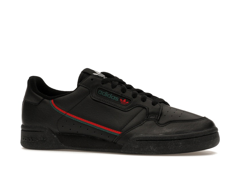 adidas Continental 80 Black Scarlet Green