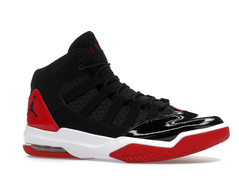 Jordan Max Aura Black Red Patent