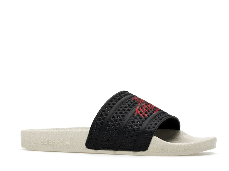 adidas Adilette Slides 100 Thieves Black Red