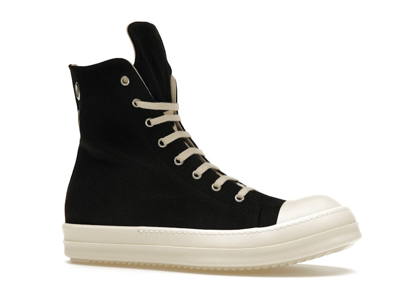 Rick Owens DRKSHDW High Top Black Milk