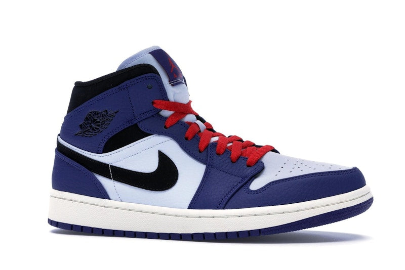 Jordan 1 Mid Deep Royal Blue Black
