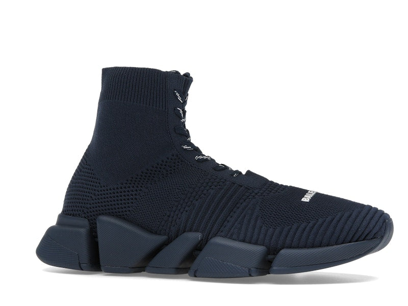 Balenciaga Speed 2.0 Lace Up Recycled Dark Blue