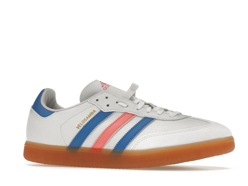 adidas Velosamba Vegan Cloud White Turbo Blue Rush