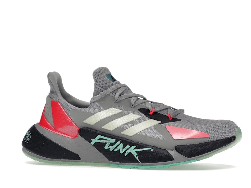 adidas X9000L4 Cyberpunk 2077 Grey Yellow Zest Pink