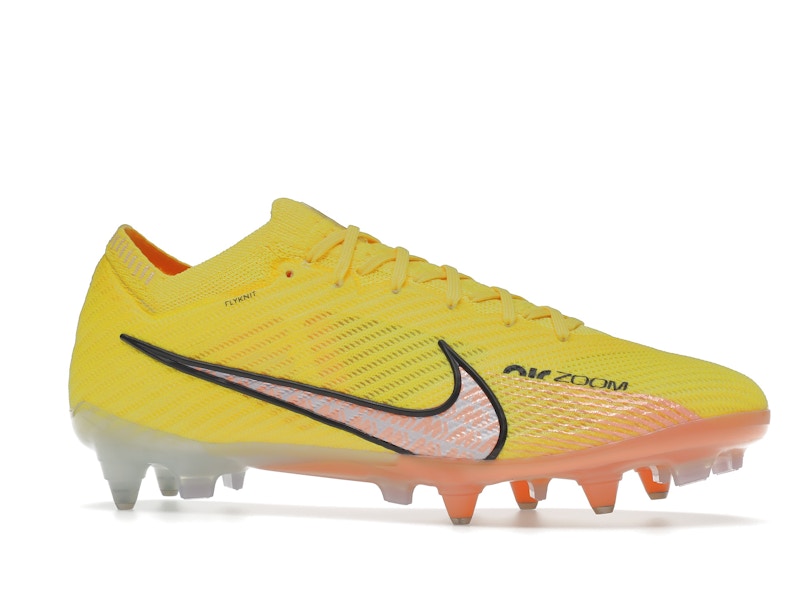 Nike Zoom Mercurial Vapor 15 Elite SG-Pro Anti-Clog Traction Yellow Strike Sunset Glow