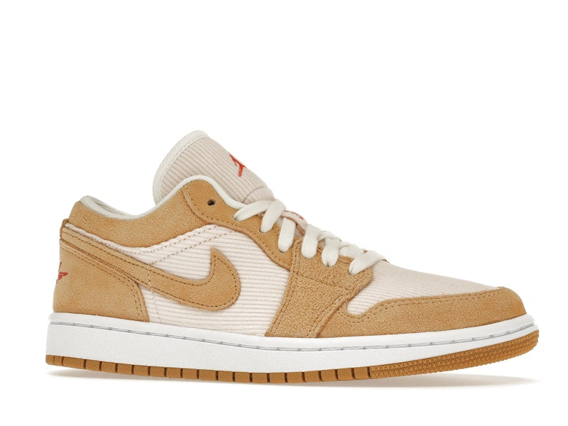 Jordan 1 Low SE Twine Orange Quartz Corduroy (Women's)