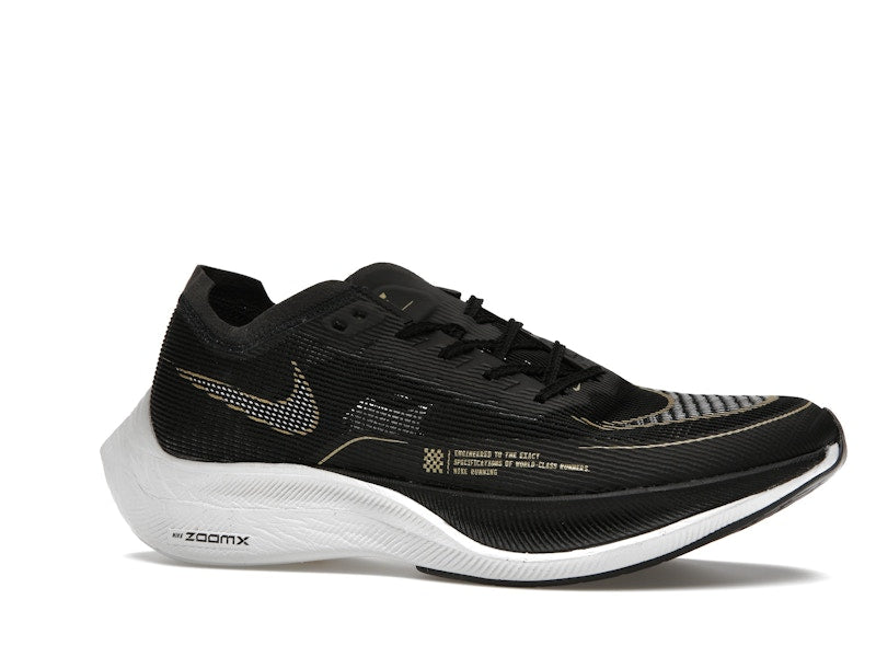 Nike ZoomX Vaporfly Next% 2 Black Metallic Gold Coin